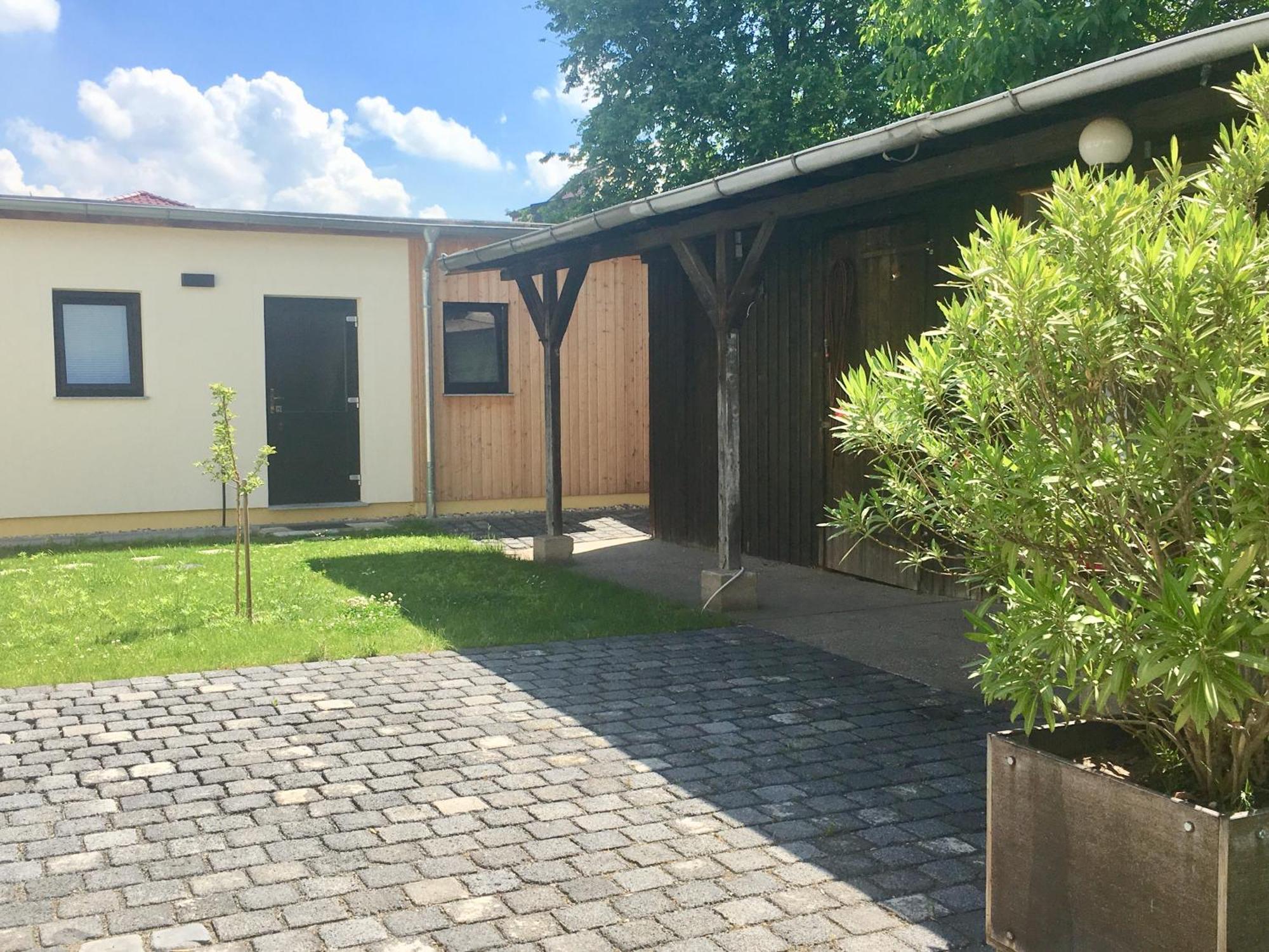 Die Senfbude - Wunderschoene Apartments Fuer 4 Personen Mit Terrasse & Stellplatz 莱比锡 外观 照片